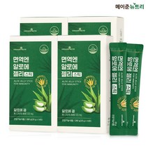 [메이준뉴트리] 면역엔 알로에 젤리 스틱, 14포, 4박스