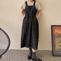 [슈가펀] 포체 생지 스트랩원피스/데님/뷔스티에/스퀘어/스트랩