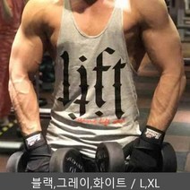 남자 여름 헬스복 머슬나시 운동복 등 라인 크로스핏나시