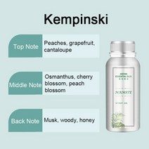 차량용공기청정기 미니공기청정기 자동차공기청정기 500ml 에센셜 오일 디퓨저 리필 호텔 전기 방향족 오아시스 가습기 연기 발생기, 켐핀스키, 켐핀스키