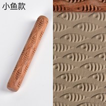 도자기 diy 세라믹 조각 도구 들 나무 나무 질감 진흙 롤러 양각 양각 패턴 양각 막대 진흙 롤, a