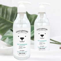 강아지스토리 저자극 병풀추출 강아지 고양이 샴푸 각질제거 린스NO 알러지예방 피모보습 400ml, 1개