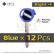 빈키 오토바이 교체 포경 혼다 스쿠터 A 자석 도난 방지 잠금 Zoomer DIO 56 Z4 Z125 SCR100 WH110 개, 03 12 PCS Blue Right
