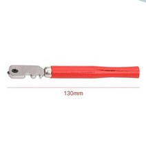 1PC 창 공예 전문 유리 타일 커터 손 도구 130mm 다이아몬드 팁 유리 칼 도구 휴대용 유리 커터, 빨간색