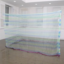 블루 솔 사각모기장 중대 2 3인 국내제작, 상세페이지 참조