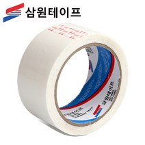 삼원테이프 OPP 컬러 칼라 박스테이프 40M 7종 낱개 소량 1개, 흰색