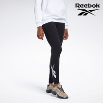 리복 사계절 공용 블랙 CL F 벡터 레깅스