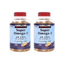 커클랜드 슈퍼 오메가3 1229mg 180캡슐 2통