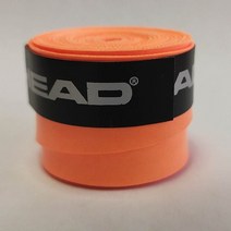 라켓 그립 테니스 스쿼시 베드민턴 안티 슬립 헤드 오버 스웨트 밴드 패들 액세서리 쇼크 업소버 Raquete De 배드민턴 훈련, 끈적 끈적한 오렌지