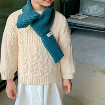 가혜상점 쁘띠 미니 니트 무지 여성 아동 유아 목도리 머플러