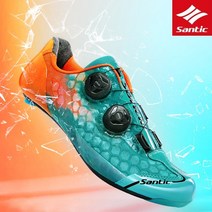 산틱 다이얼 카본 로드 클릿 슈즈 42 MS19008, 블루, 260