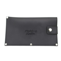 FishingKinife 인조 가죽 중식도용 칼집, 검정, 2개