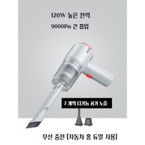 PYHO 차량용청소기 미니청소기 차량용품, 흰색