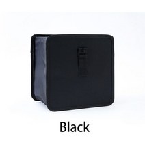 자동차 쓰레기통 휴대용 드라이브 빈 걸이식 뒷좌석 보관 가방 방수 보관함, Black