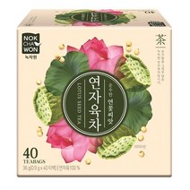 [녹차원] 연자육차 40T (순수한 연꽃씨앗), 단품