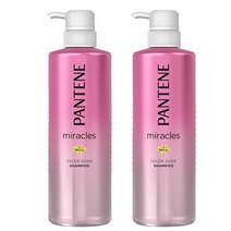 Pantene 일본아마존 펜틴 미라클 컬러샤인 데미지 샴푸 머릿결 여성필수품 헤어관리 480g 2개