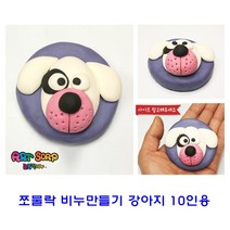 쪼물락 비누만들기동물 10인용, COCO 팽순이