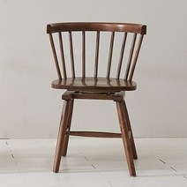 [퍼피노] 오도르 원목 디자인 카페 의자 회전형 nm248, 월넛
