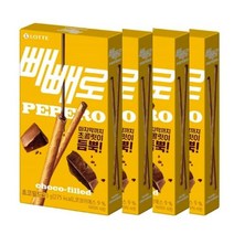 롯데 초코필드 빼빼로 53g 4개 빼빼로데이 탕비실 어린이집 수능 사무실간식 주전부리 하트, 15개