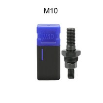 네일건 타정기 타카 hifeson m3-m12 6-32 8-32 10-24 14-20 516-18 38-16 12-13 리벳 건 부품 핸드 너트용 나사식 맨드릴 리벳 건 도구, M10