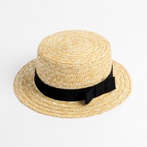 밀짚 리본 페도라 모자 여름 여성모자/ koonshop 쿤샵