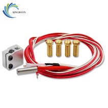 히터 부품 호환 KINGROON Volcano 히트 블록 카트리지 히터 12V 40W V5 V6 노즐 서미스터 센서 핫 엔드 세, 한개옵션0
