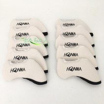 혼마 화이트 레드 블랙 블루 아이언 골프 헤드커버 10개