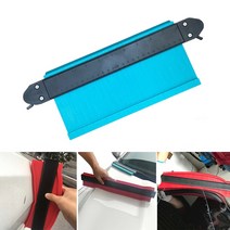 자동차 판금 공구 Car Body Panel Sheet Metal Tool Shape Contour Profile Gauge Duplicator Ruler Arc Su, 한개옵션0