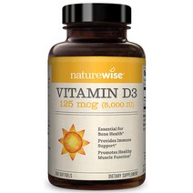 NatureWise Vitamin D3 비타민D 5000 IU 360개입