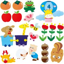 청양토이 공간꾸미기 펠트소품 버섯 환경판소품