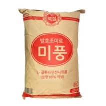 백설 미풍 L-글루타민산나트륨 RC 25kg, 16개