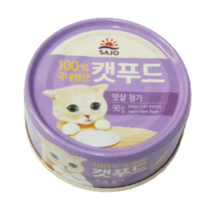 사조 캣푸드 간식캔 생선, 맛살, 6개입