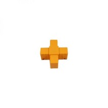 더크린 DIY 1 십자조인트 책장 수납장 협탁 장식장 진열대 정리대 받침대 가구 선반, jkn1318 라이트레드