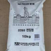 [생명의땅 전남] 명품 친환경 천연옹판타일 저염도 탈수 신안천일염/2019년산, 1개, 2019년산 10kg/코팅포대
