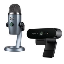 블루 예티 나노 마이크 브리오 웹캠 세트 blue YETI NANO Brio 개인방송 유튜브 온라인수업
