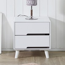 [우아미가구] 유가 2단 다용도 협탁, 색상:오크