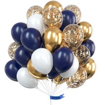 30pcs 글로브 색종이 라텍스 풍선 웨딩 장식 베이비 샤워 생일 파티 맑은 공기 발렌타인 데이, 01 10inch, 20 Elegant blue_01 10inch