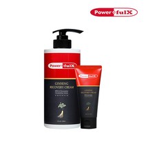 [파워풀엑스 공식몰] 진생리커버리크림 파워풀크림 발열 찜질크림 혈행개선, 500ml +100ml [총600ml]