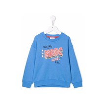 [마크제이콥스] 22SS 키즈 로고 프린트 맨투맨 블루 W15594 784