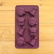 [렛츠베이킹] 실리콘몰드 성탄 8구