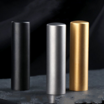 티타늄도장 무광 13.5mm 개인인감 통장도장 졸업도장, 실버무광, 행서체한문