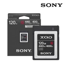 소니 초고속 XQD 메모리 QD-G120F/120GB/공식대리점, 단품없음