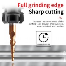정밀 밀링 커터 가공 Augusttools 텅스텐 솔리드 카바이드 밀 테이퍼 볼 코 엔드 HRC60 Cnc 목재 금속, R1X30.5XD6X75L