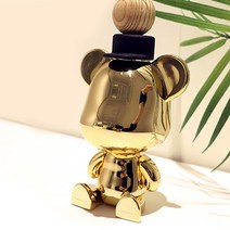 토이베어 디퓨저 골드색상 실내 방향제 선물 세트, 화이트머스크 (50ml X 2)