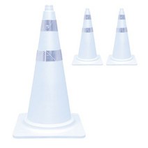 동광세이프티 칼라콘 백색, 3개, 화이트