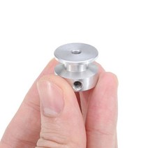 벨트풀리 타이밍벨트 풀리 20mm 알루미늄 합금 싱글 그루브 고정 보어 휠 4/5/6/8/10mm 모터 샤프트 6mm, 04 8mm