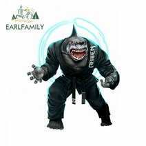 EARLFAMILY-Jiu Jitsu Chimp 비닐 자동차 스티커 13cm x 11.3cm SUV 고급 창문 전사 맞춤 인쇄 장식의 부드러운 예술133613, Style E
