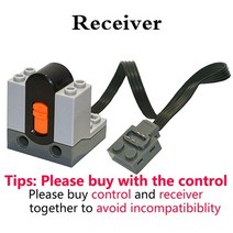레고 호환 파워 펑션 동력 블럭 전기 모터 set car remote control, 8884-2.4g-수신기