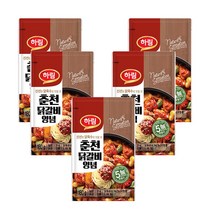 하림 춘천 닭갈비 양념 180g 5봉, 5개