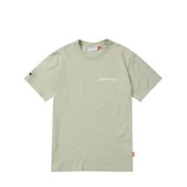 크립토아이오 I O 에센셜 스탠다드 핏 티셔츠 보그그린